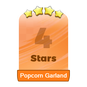 MMOJUGG Monopoly Go Popcorn Garland 4 Stars-S16-4 Details View of Item Function and Use